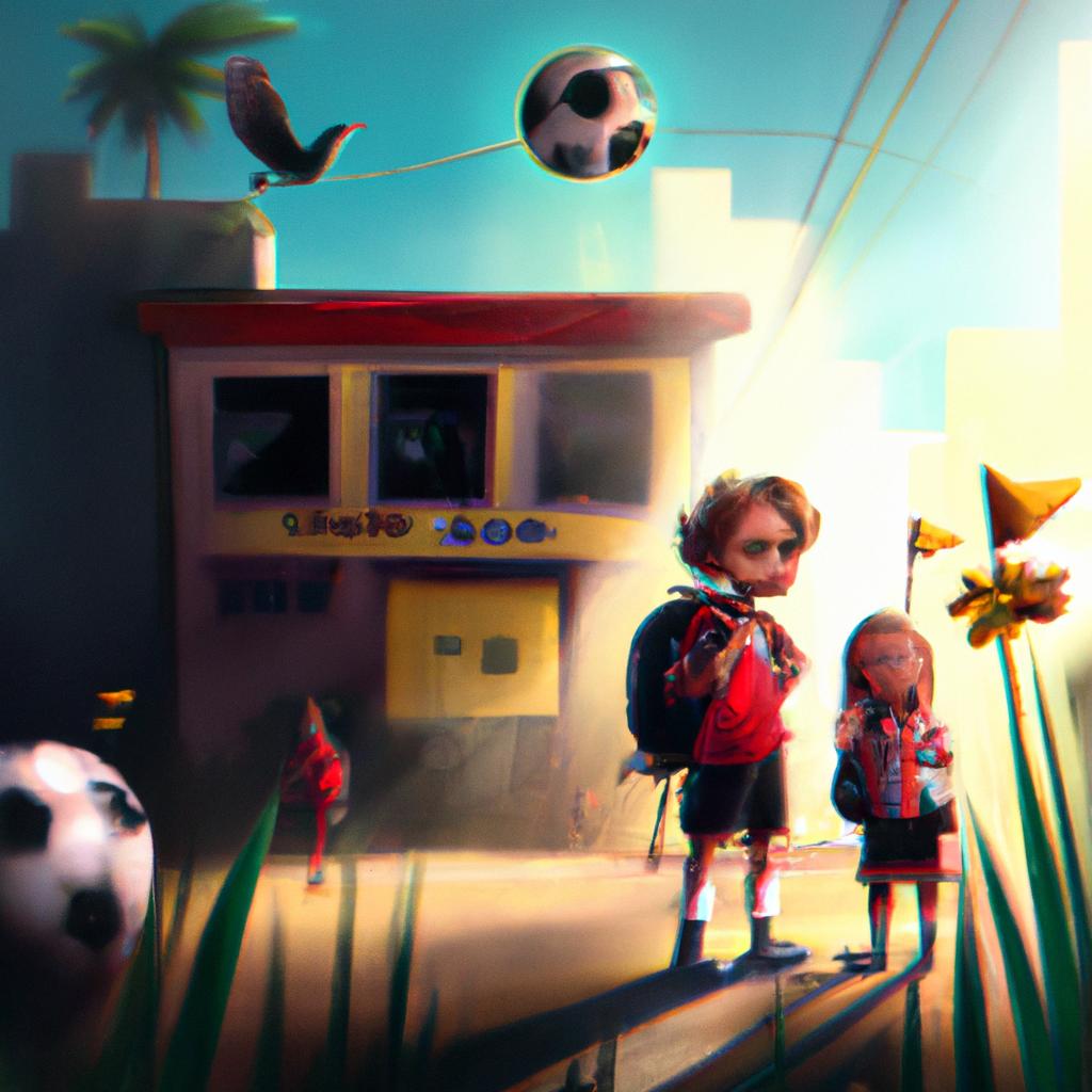 Imagem de capa do post "Descubra o Significado de Sonhar com Crianças na Escola!" com um desenho digital