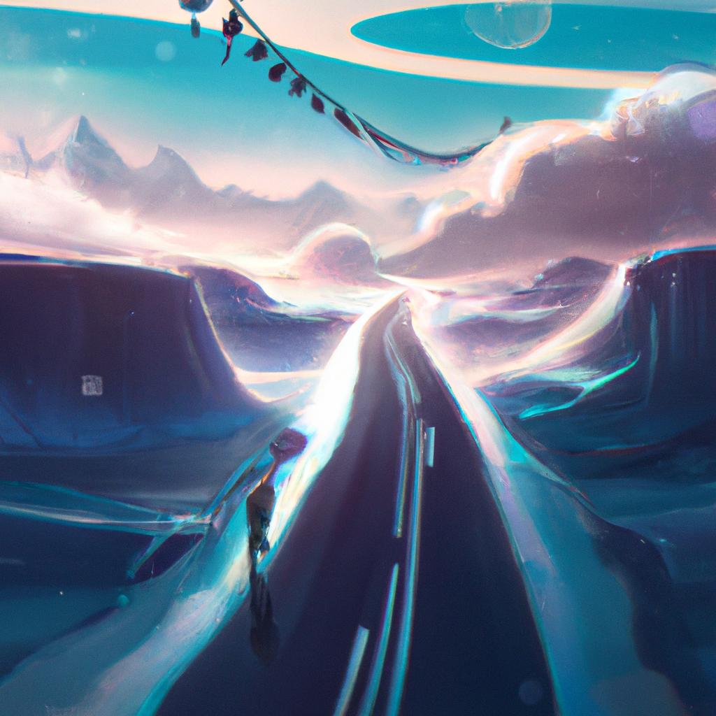 Imagem de capa do post "Descubra o Significado de Sonhar com Estrada de Chão!" com um desenho digital