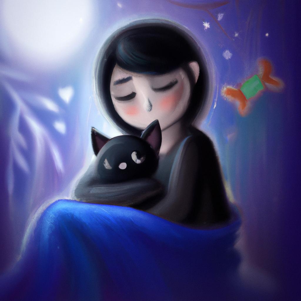 Imagem de capa do post Descubra o Significado de Sonhar com Filhote de Gato Preto! com um desenho digital