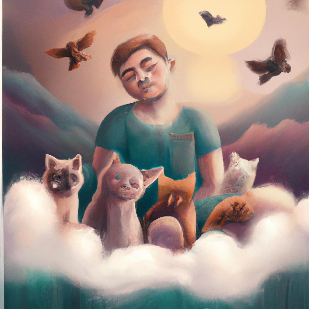 Imagem de capa do post Sonhar com Filhotes de Gato: O Que Significa? com um desenho digital