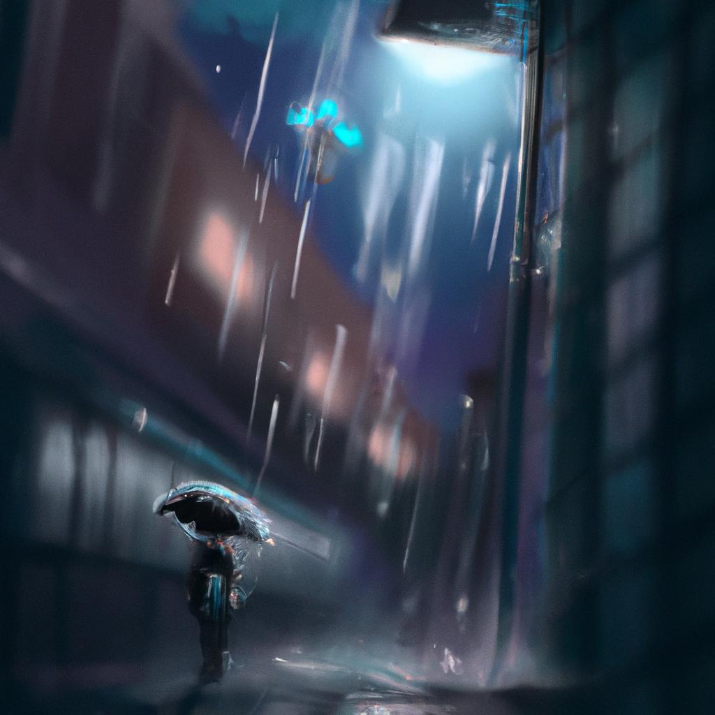 sonhar com goteiras de chuva forte2