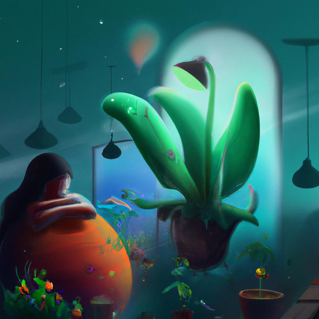 Imagem de capa do post "Descubra o Significado de Sonhar com Horta Bem Verde!" com um desenho digital
