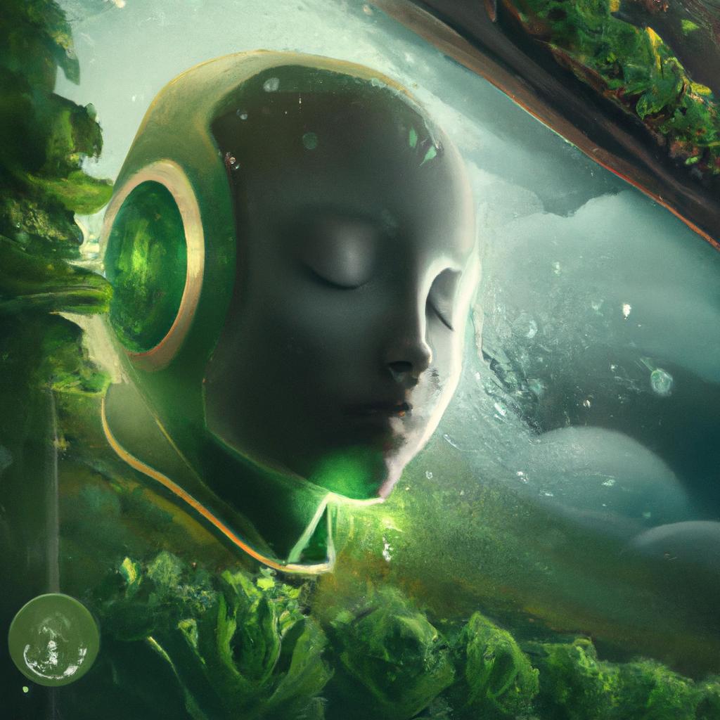 Imagem de capa do post "Descubra o Significado de Sonhar com uma Horta Verde!" com um desenho digital