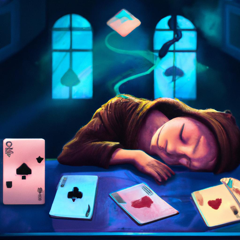 Imagem de capa do post "Sonhar com Jogo de Baralho: Descubra o Significado!" com um desenho digital
