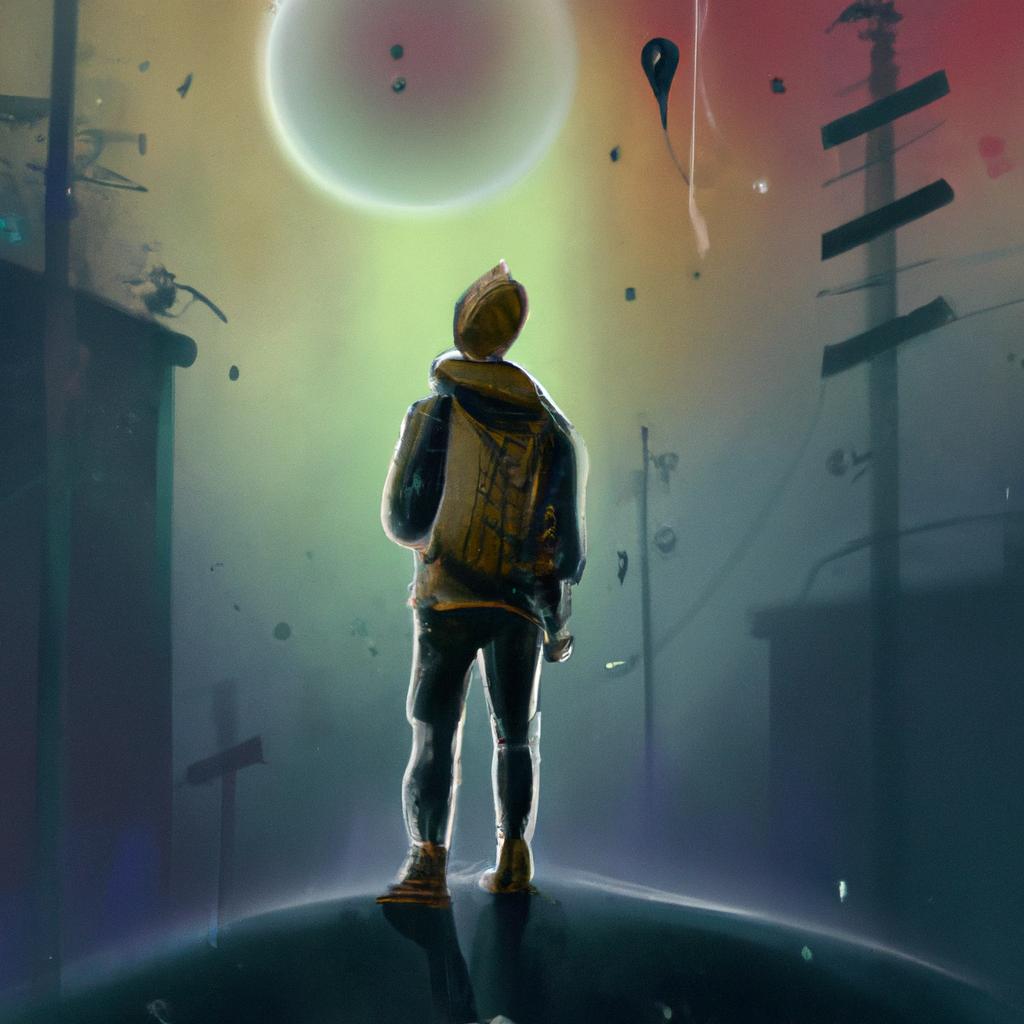 Imagem de capa do post "Descubra o Significado de Sonhar com Jovens Desconhecidos!" com um desenho digital
