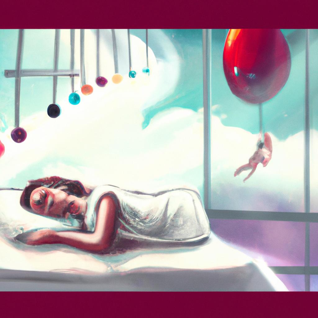 Imagem de capa do post "Sonhar C/ Menstruação: Pode Ser Sinal de Gravidez?" com um desenho digital