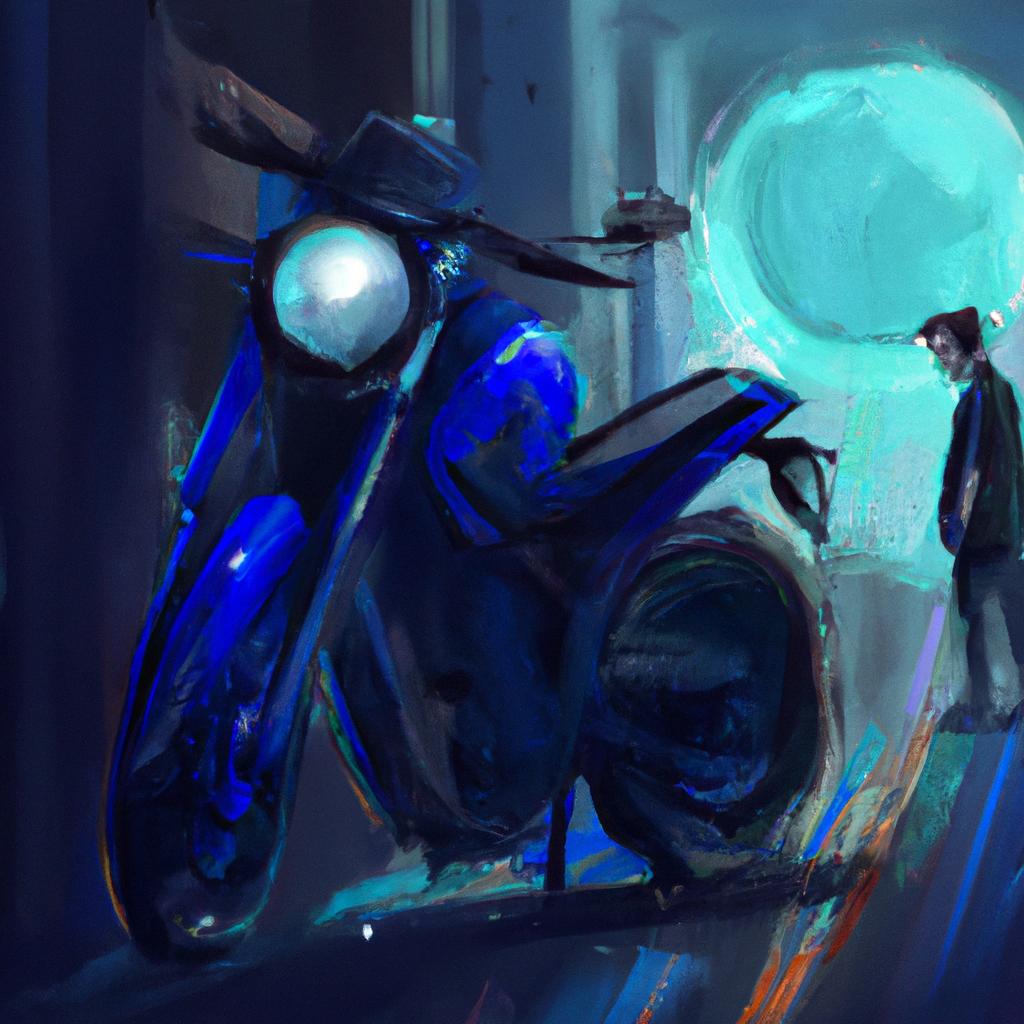 sonhar com moto azul3