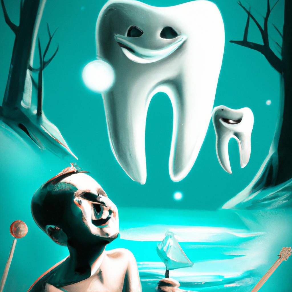 Imagem de capa do post Descubra o que Significa Sonhar com Muitos Dentes na Boca! com um desenho digital