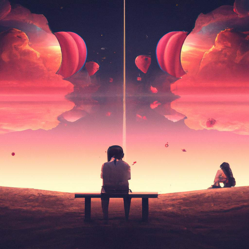 Imagem de capa do post "Descubra o que Significa Sonhar com o Ex Com Outra!" com um desenho digital