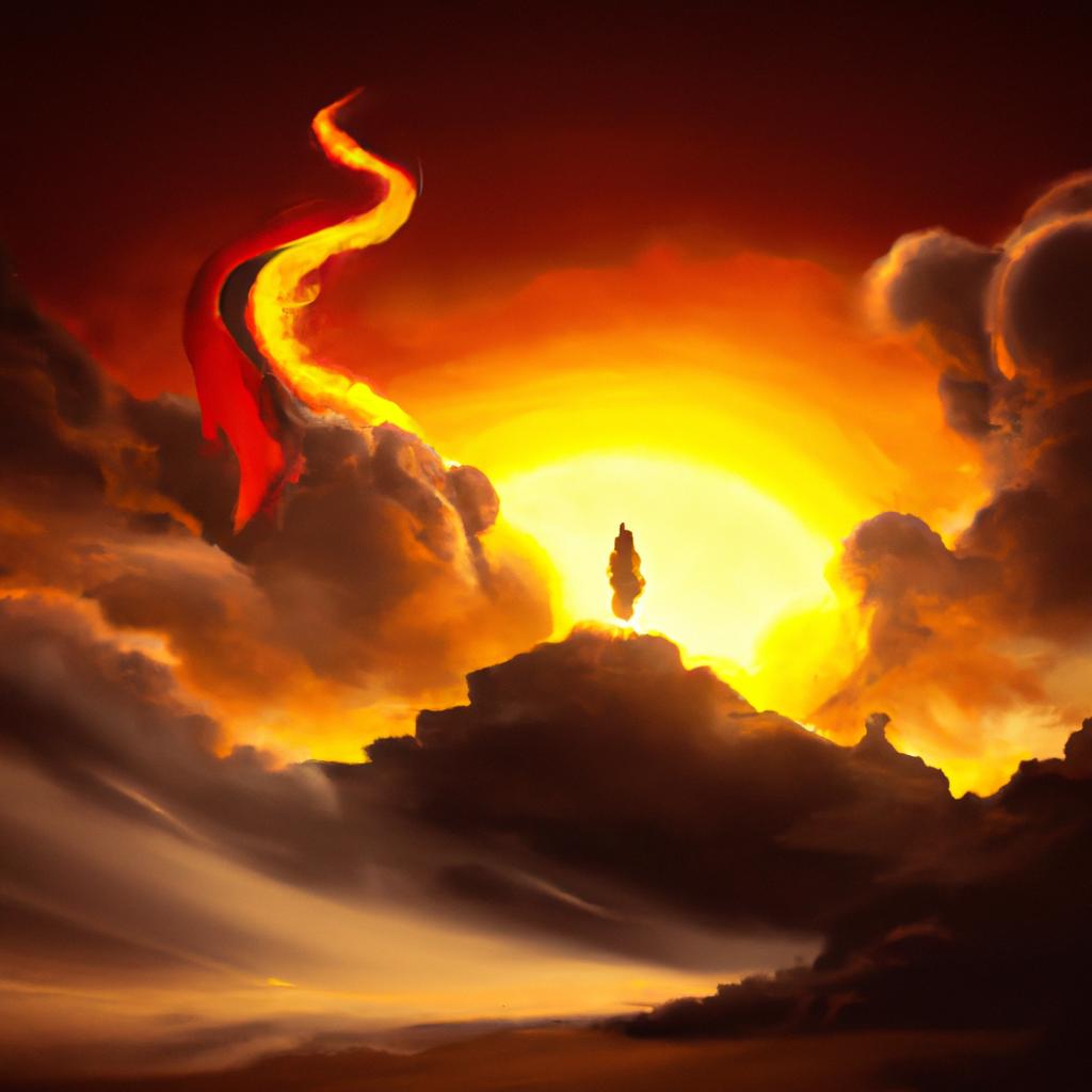 Imagem de capa do post Sonhar com o Inferno: Desvendando os Significados Ocultos! com um desenho digital
