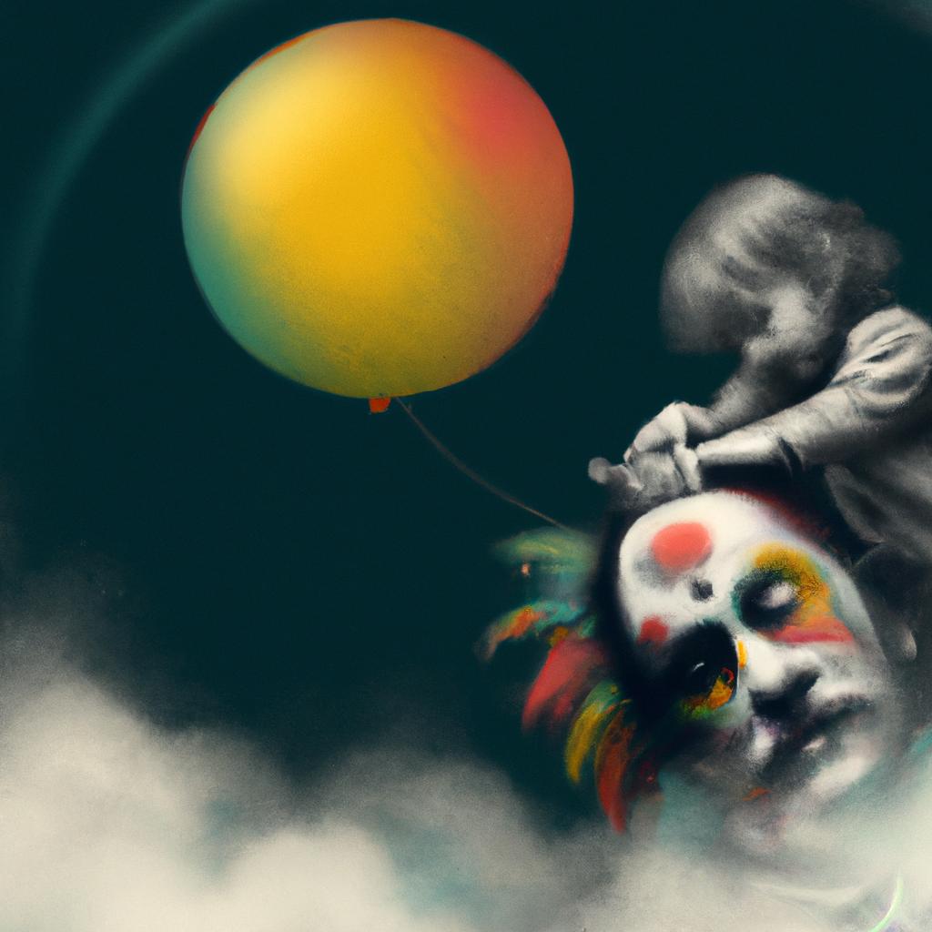 Imagem de capa do post "Descubra o Significado de Sonhar com Palhaço: O Que Isso Revela?" com um desenho digital