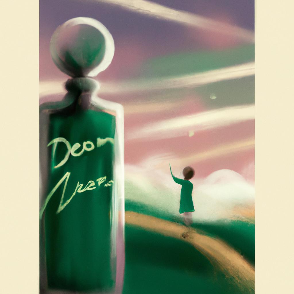 Imagem de capa do post "Descubra o Significado de Sonhar com Perfume Importado!" com um desenho digital