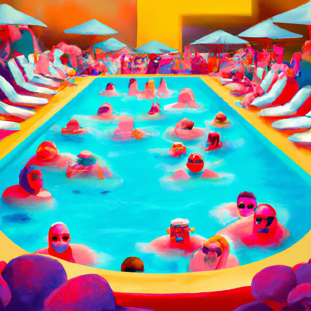 sonhar com piscina cheia de gente4