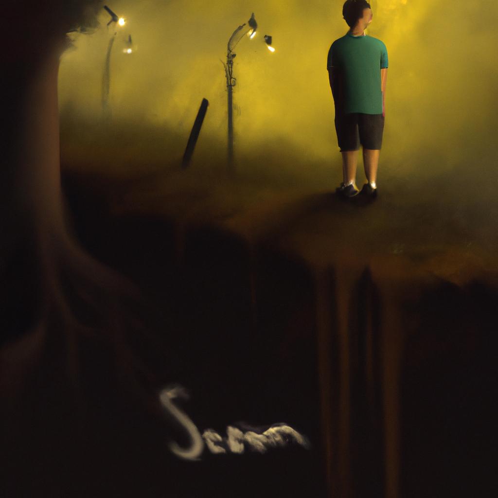 Imagem de capa do post "Descubra o que Significa Sonhar com Poco Escuro!" com um desenho digital