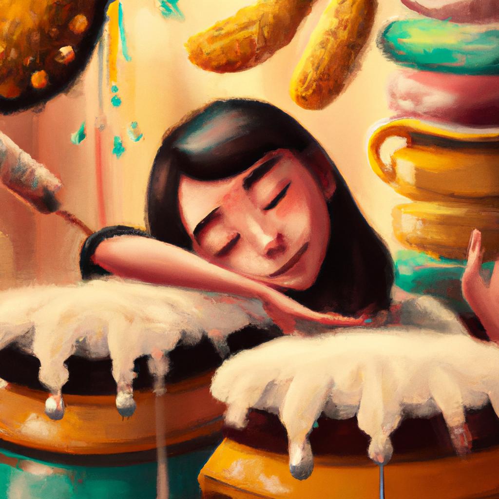 Imagem de capa do post "Sonhar com Tapioca: Descubra o que Significa!" com um desenho digital