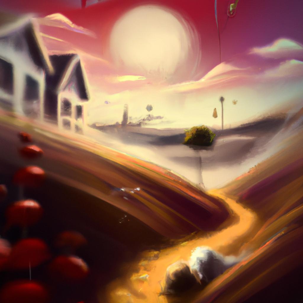Imagem de capa do post "Sonhar com Terreno: O Significado Revelado!" com um desenho digital
