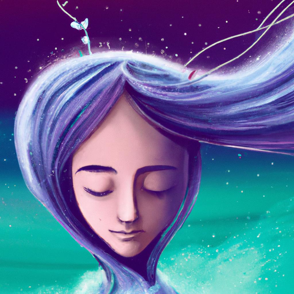 Imagem de capa do post "Significado de "Sonhar com Tufo de Cabelo": Descubra Agora! com um desenho digital