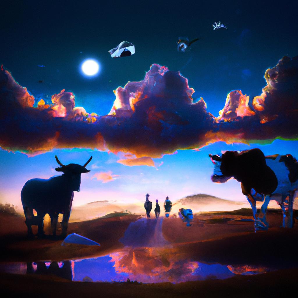 sonhar com vacas e cavalos3