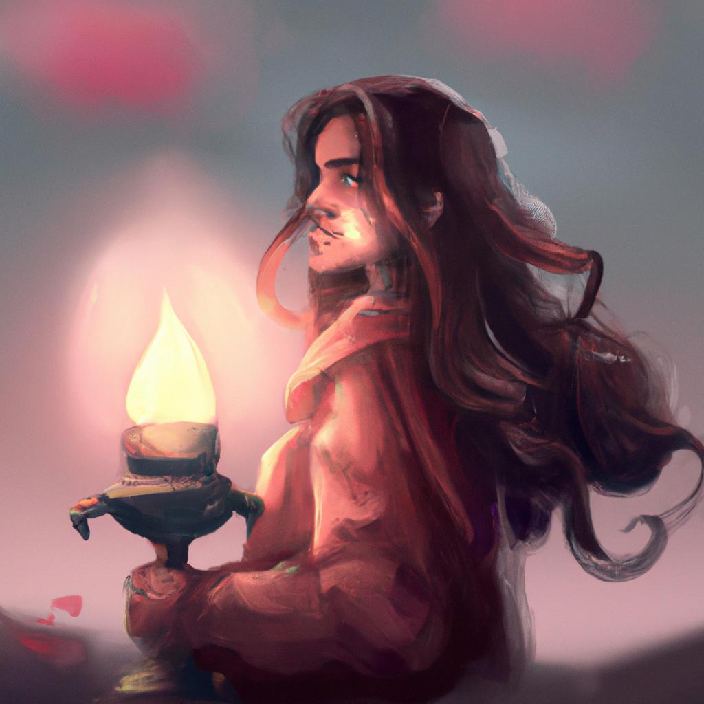Imagem de capa do post Sonhar com Vela Rosa: Desvende o Significado! com um desenho digital