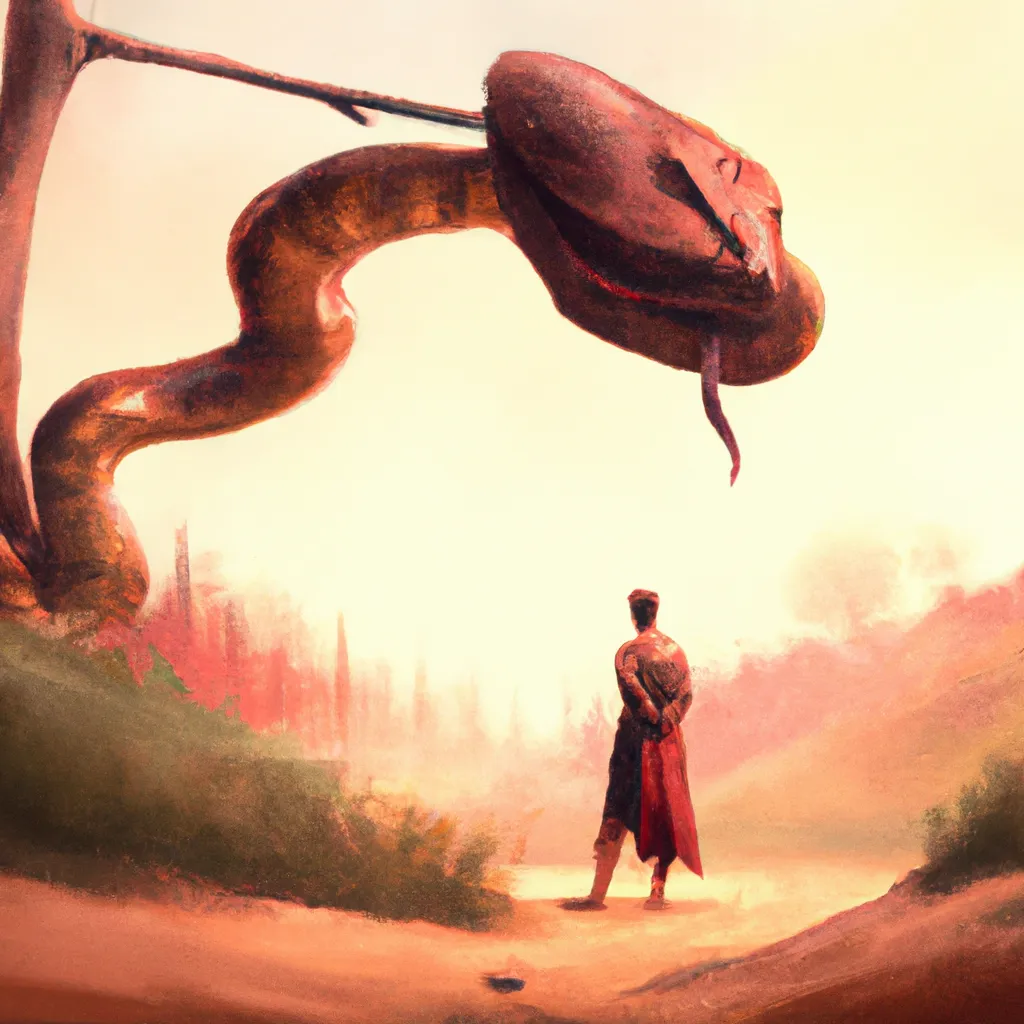 Dicas sonhar com cobra em pe