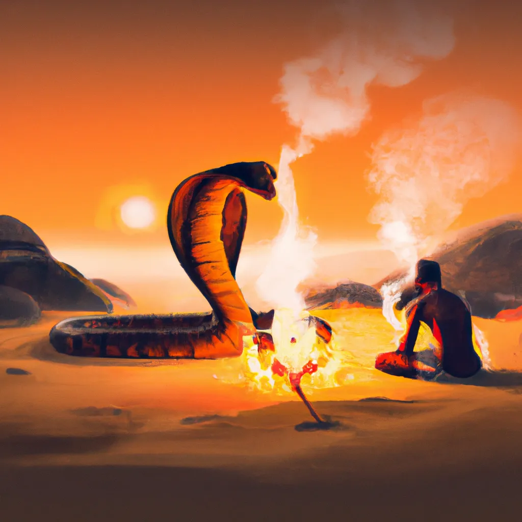 Dicas sonhar com cobra pegando fogo