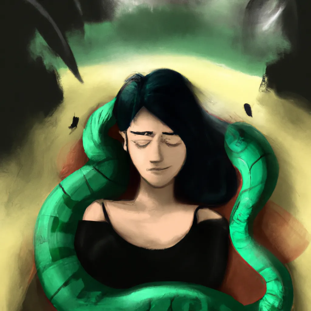 Dicas sonhar com cobra preta e verde