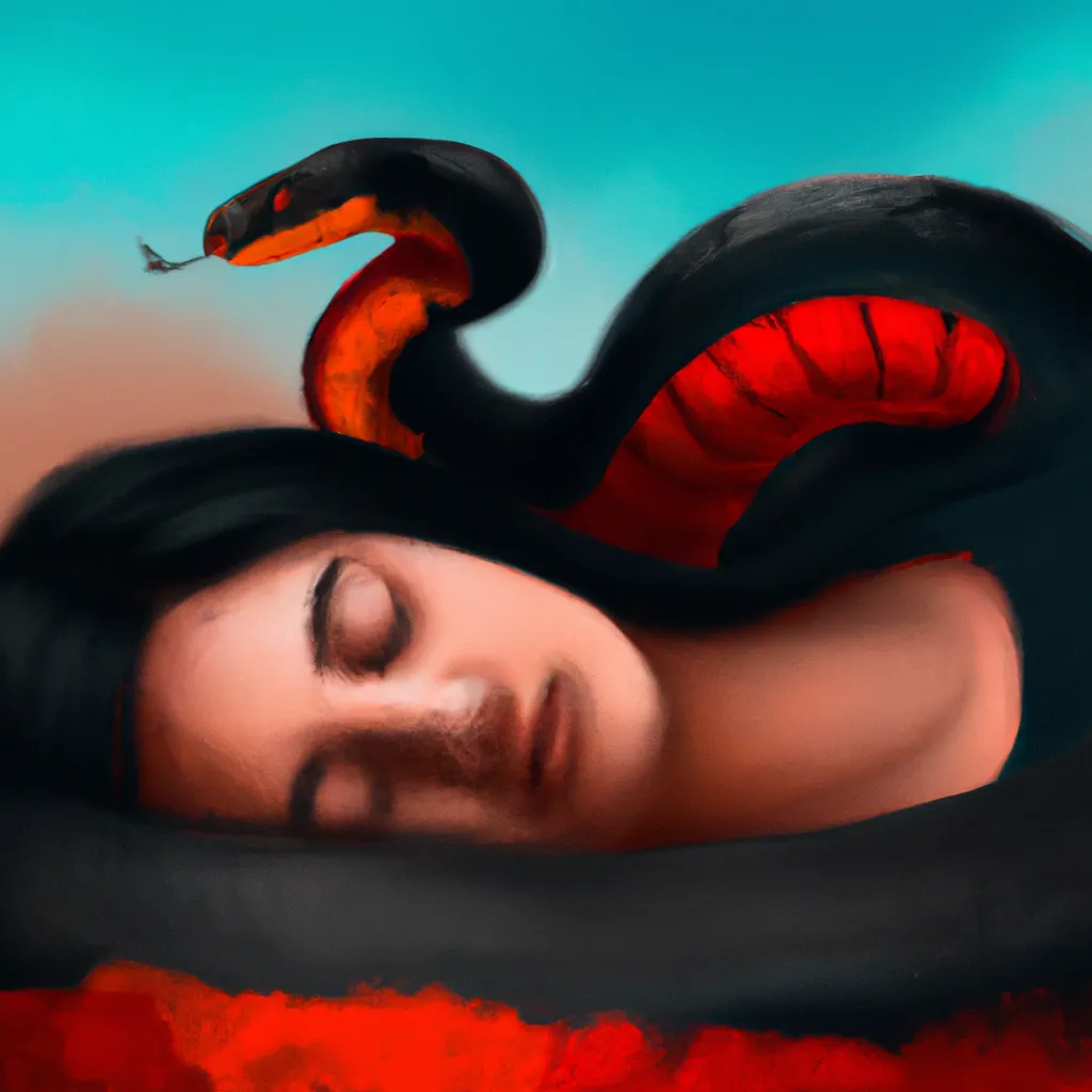 Dicas sonhar com cobra preta e vermelha