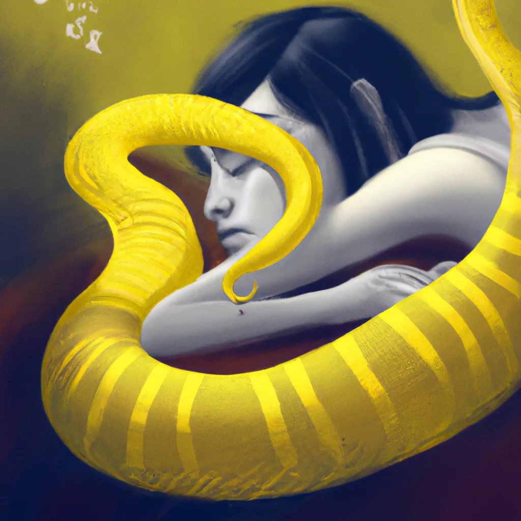 Fotos o que significa sonhar com cobra branca e amarela