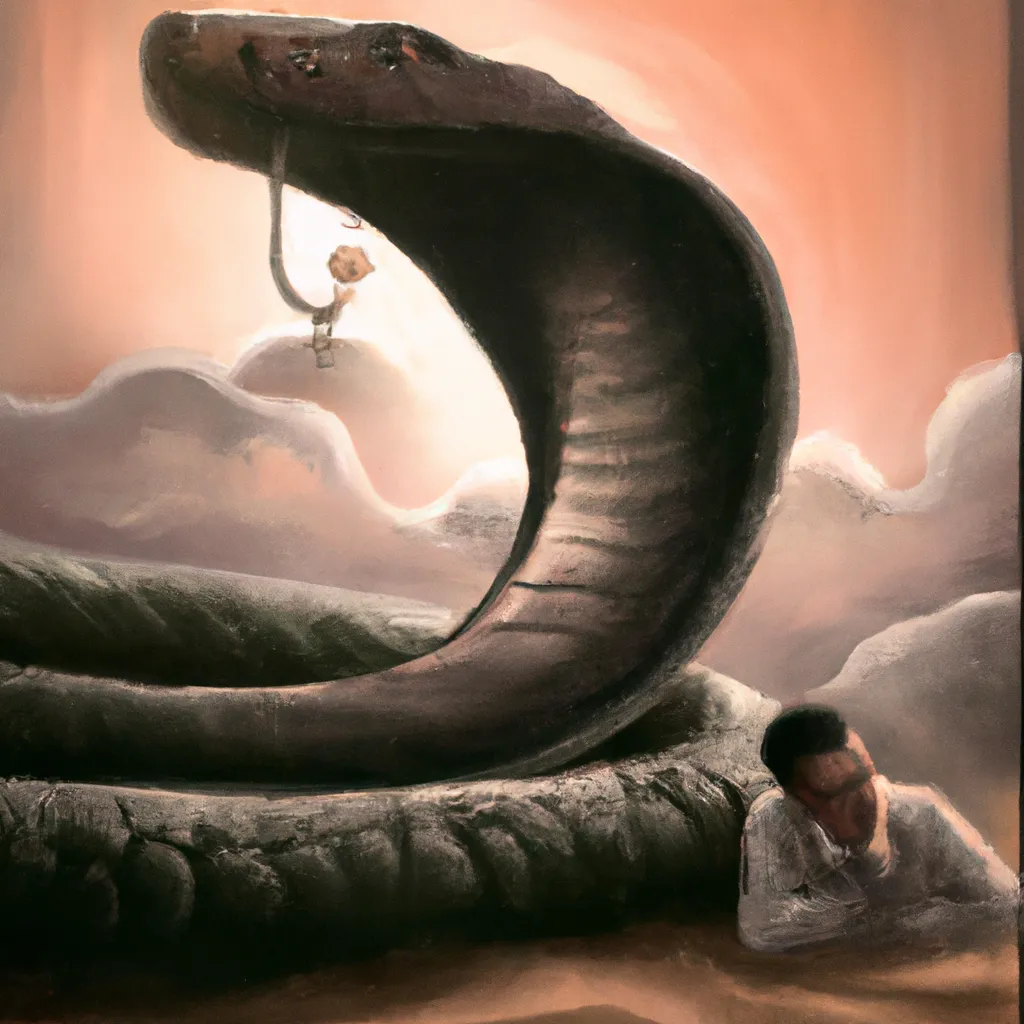 Fotos o que significa sonhar com cobra grande e pequena