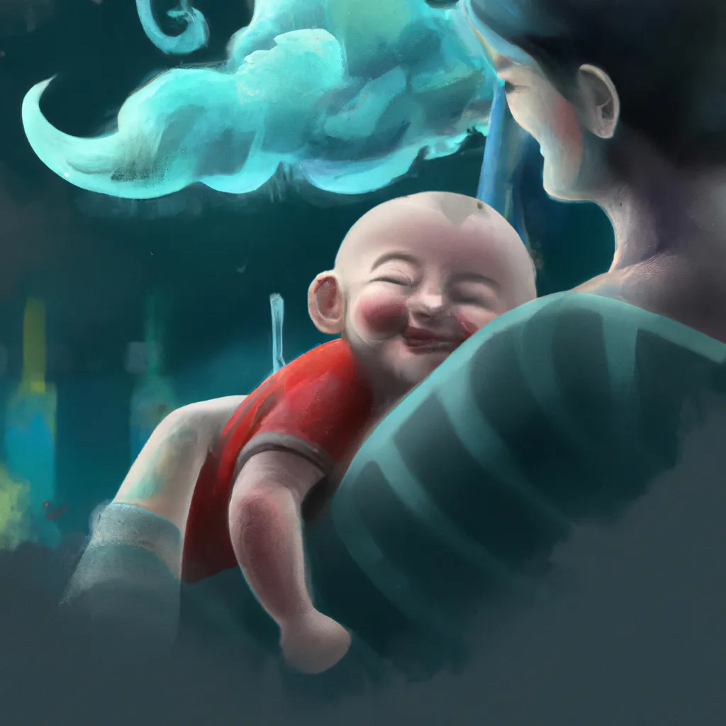 Fotos sonhar com bebe sorrindo no meu colo