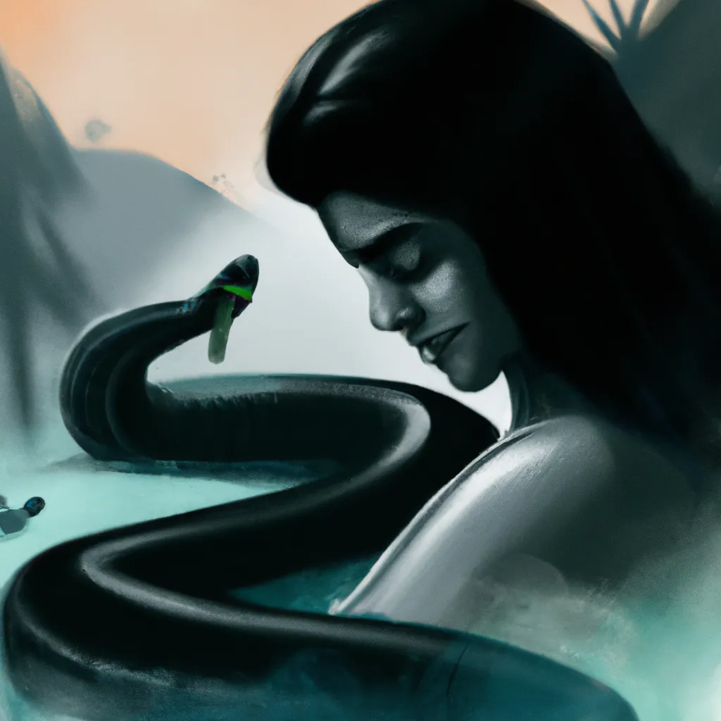 Fotos sonhar com cobra naja preta