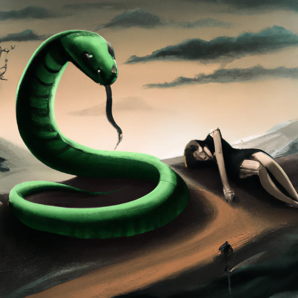 Fotos sonhar com cobra preta e verde