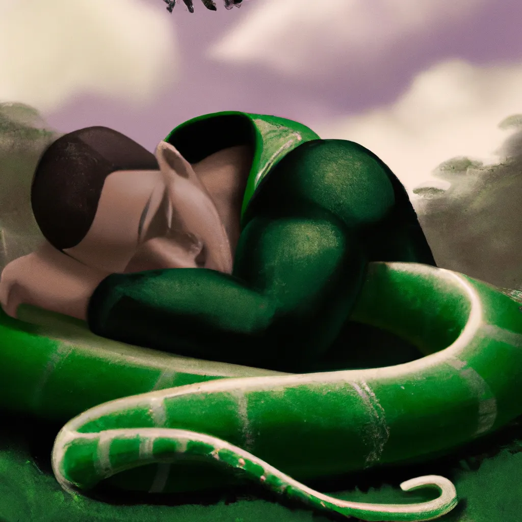 Fotos sonhar com cobra verde e branca
