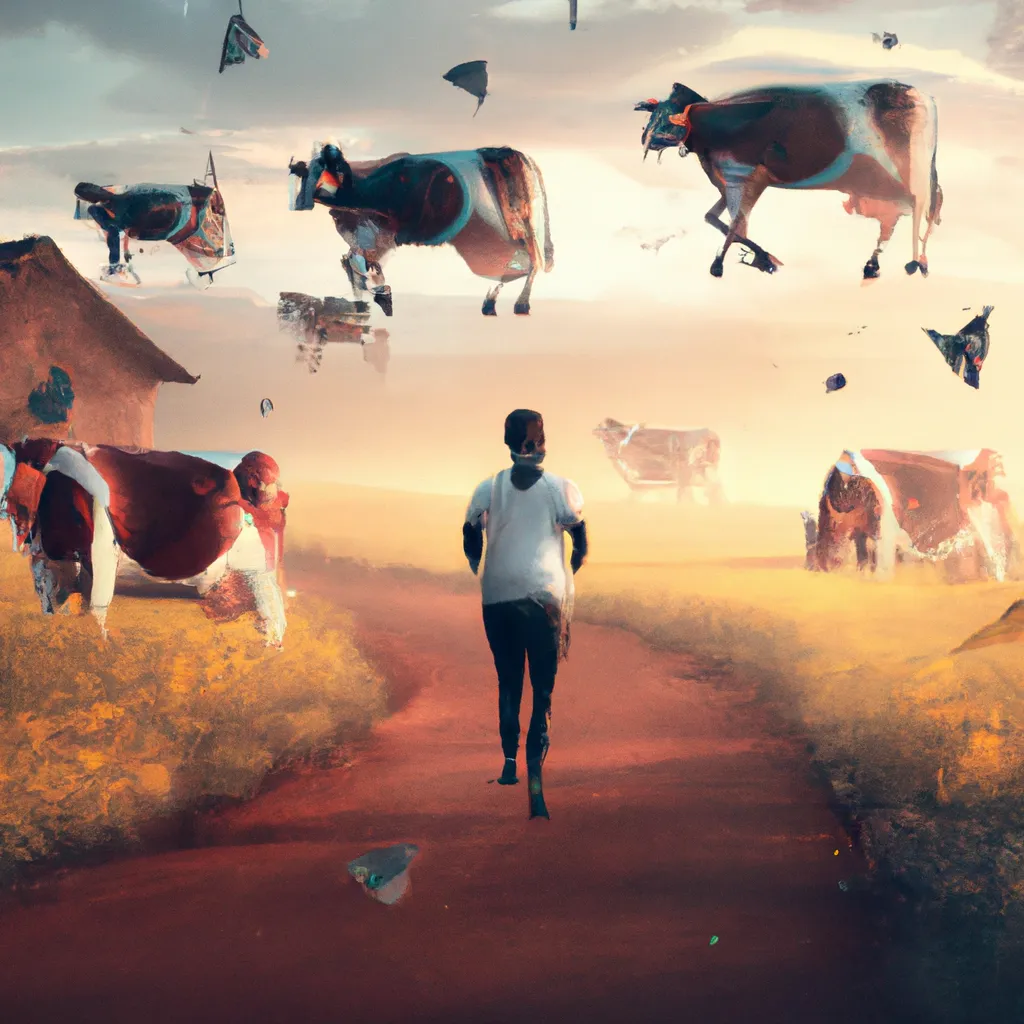 Fotos sonhar com vacas correndo atras de mim