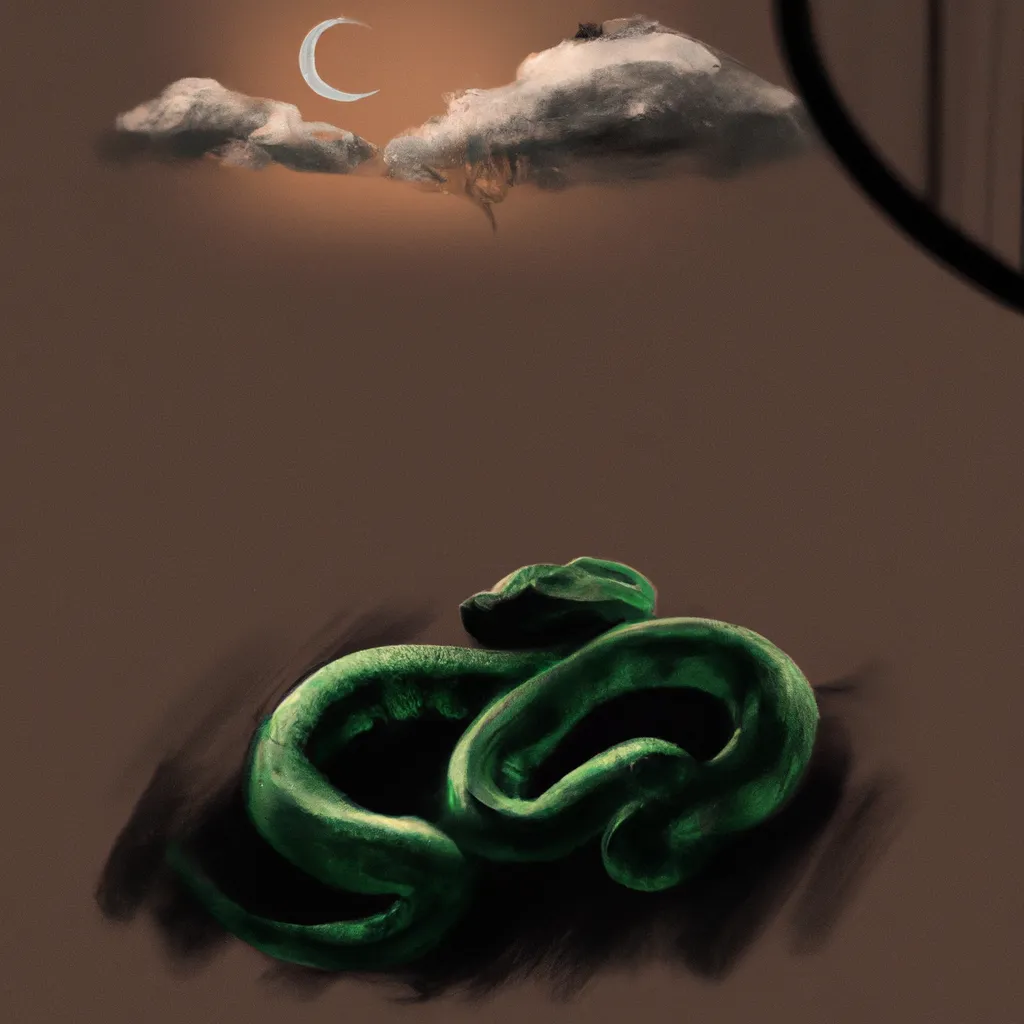 Ideias o que significa sonhar com cobra verde e preta