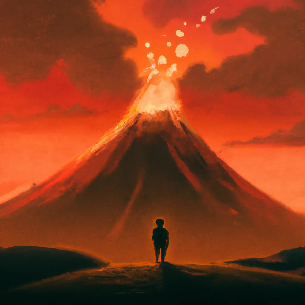 Ideias significado de sonhar com vulcao