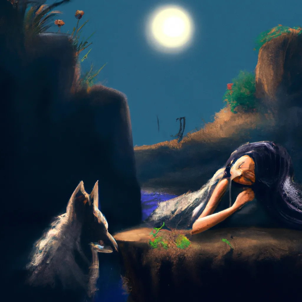 Ideias sonha com lobo