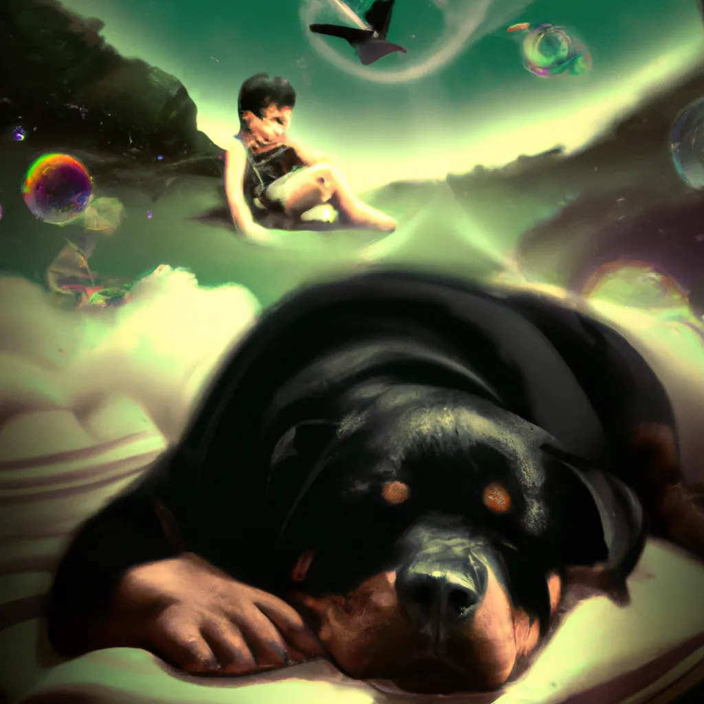 Ideias sonhar com cachorro rottweiler preto