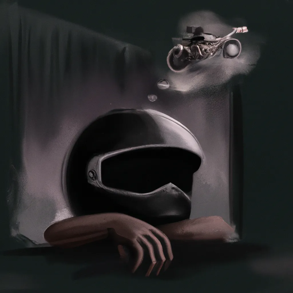 Ideias sonhar com capacete de moto preto