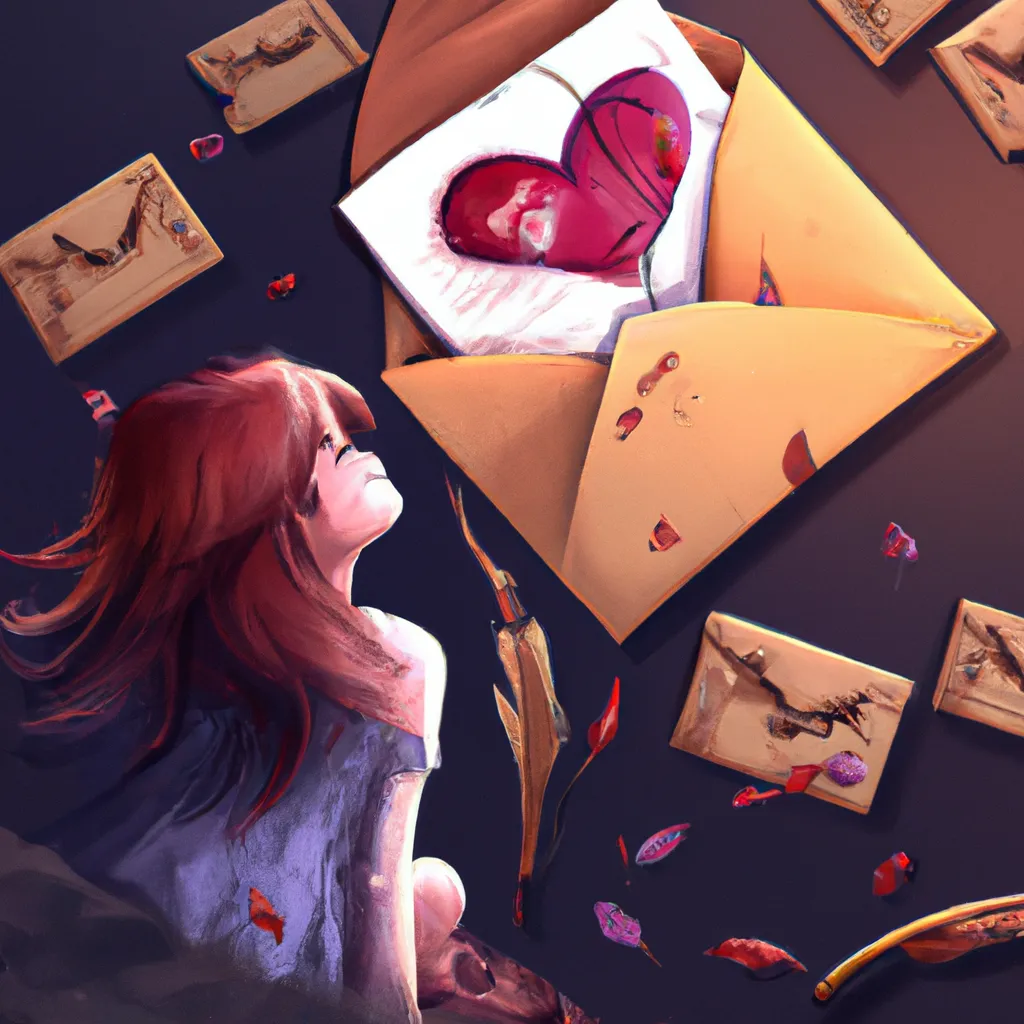 Ideias sonhar com carta de amor