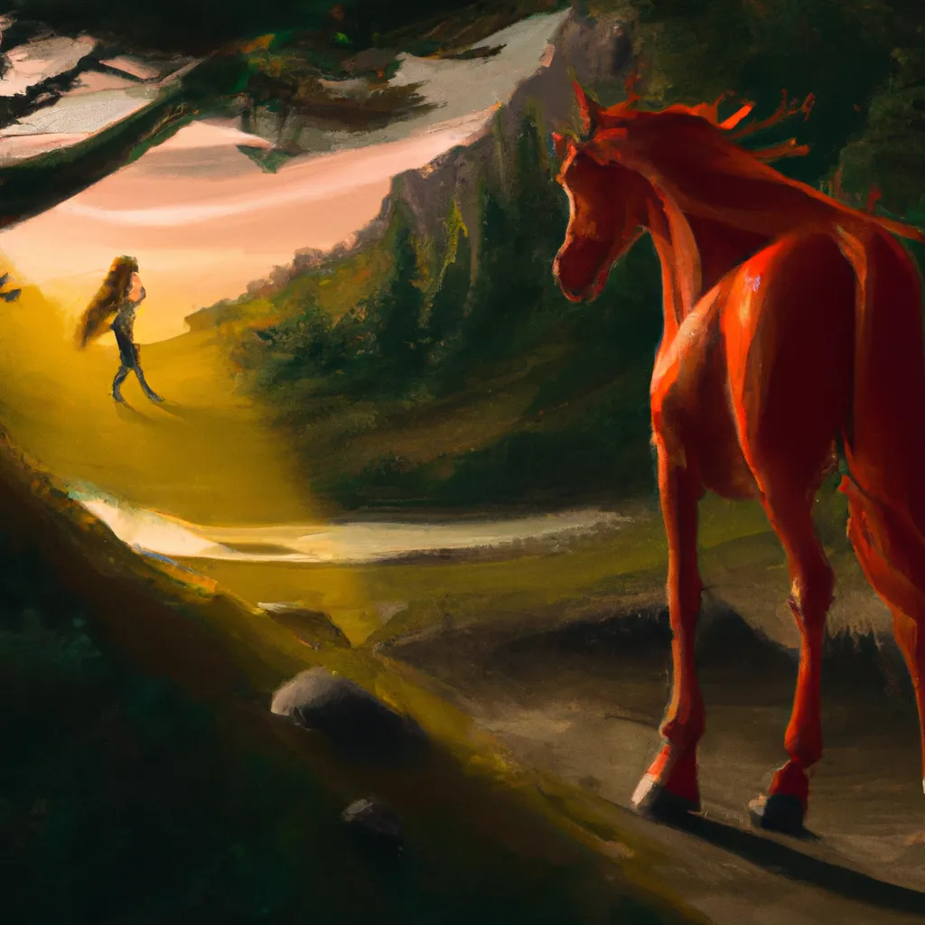 Ideias sonhar com cavalo vermelho 1
