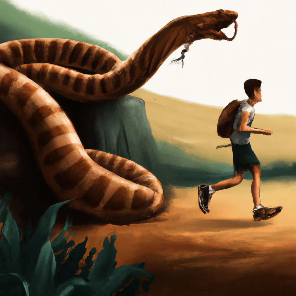 Ideias sonhar com cobra correndo atras da pessoa