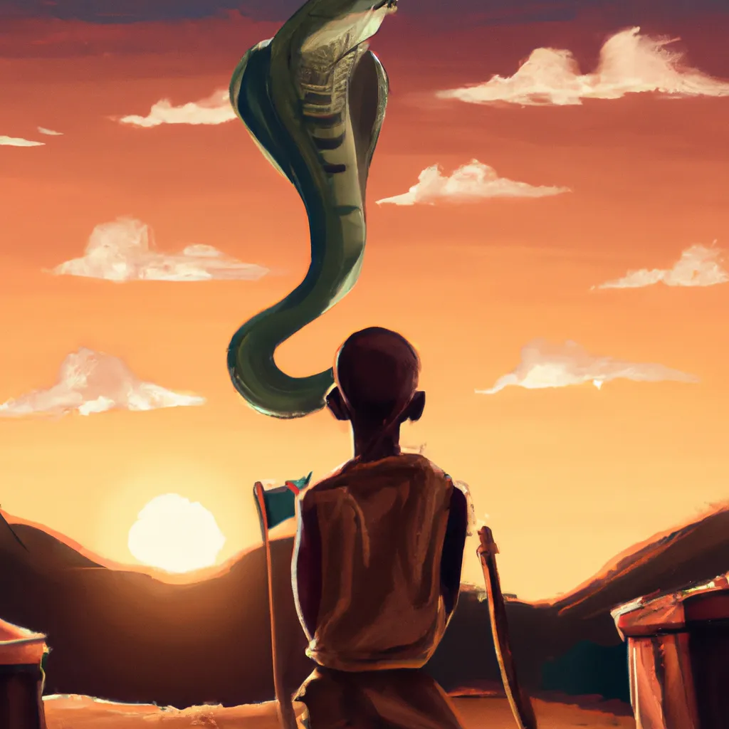 Ideias sonhar com cobra em pe