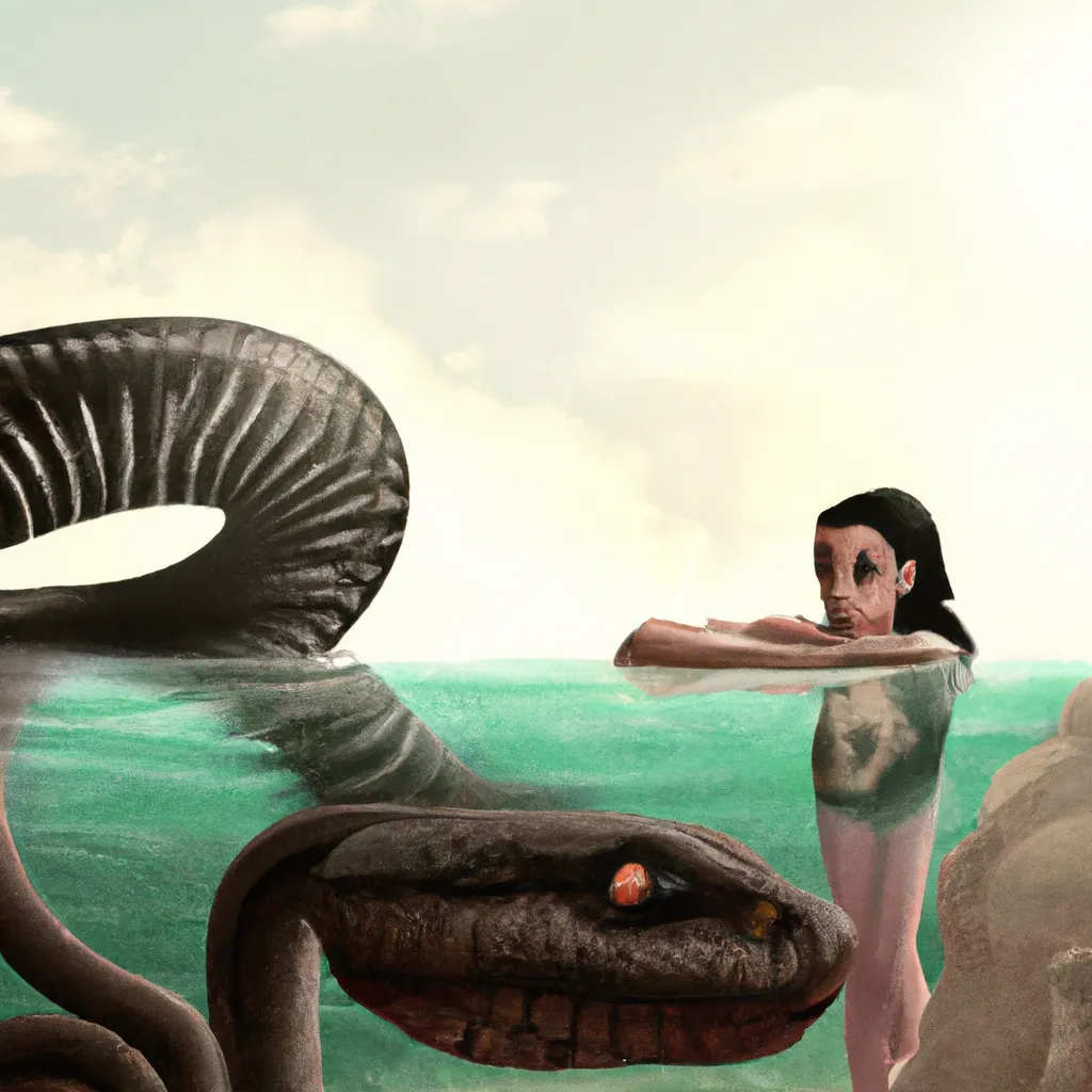Descubra o Significado de Sonhar com Cobra Gigante na Água! 3 Ideias sonhar com cobra gigante na agua