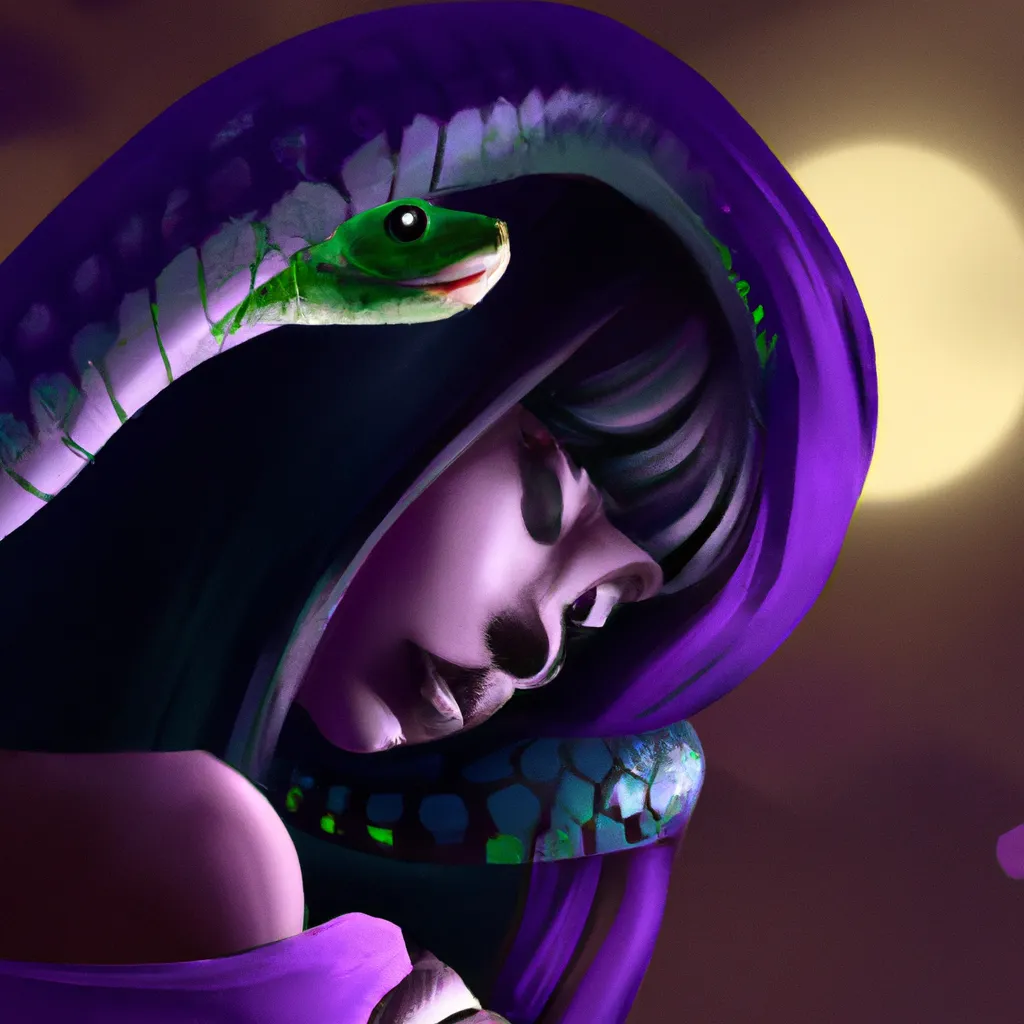 Ideias sonhar com cobra lilas