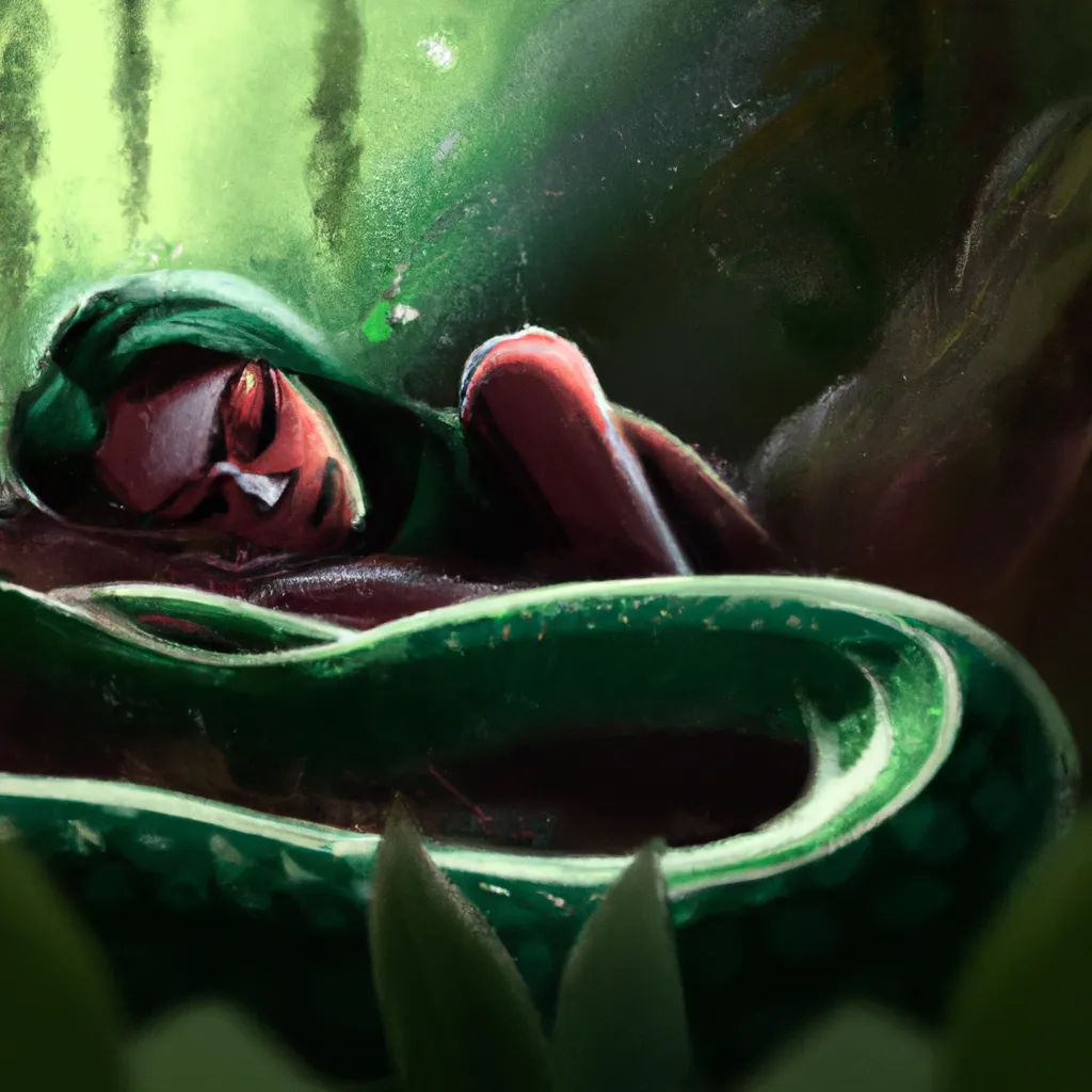 Ideias sonhar com cobra preta e verde
