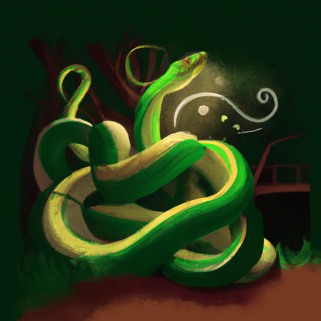 Ideias sonhar com cobra verde e branca o que significa