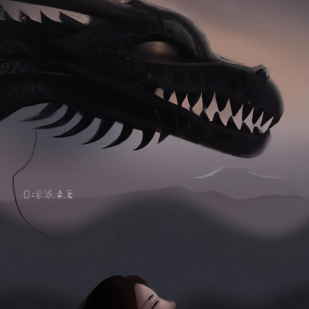 Ideias sonhar com dragao preto