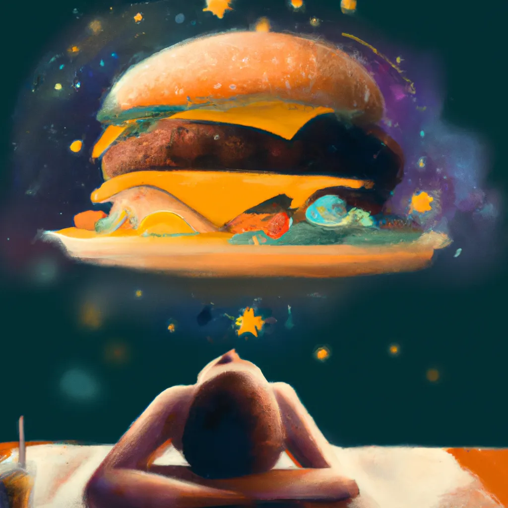 Ideias sonhar com hamburguer