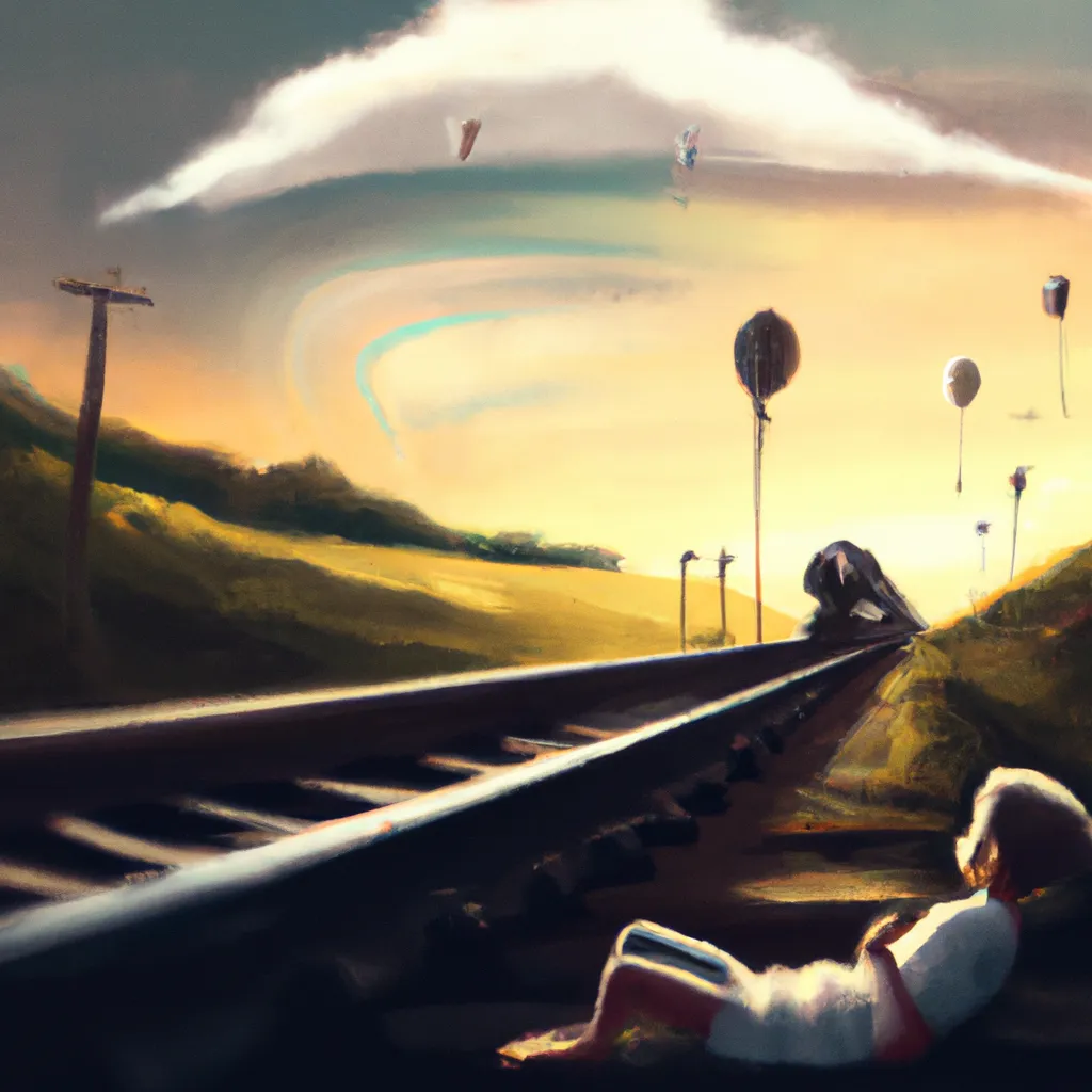 Ideias sonhar com linha de trem